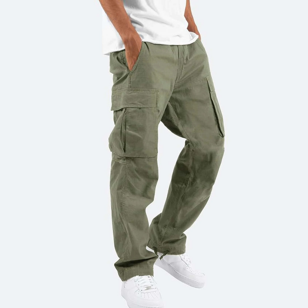 Maxime | Pantalon Cargo Homme Multi-Poches Coupe Droite