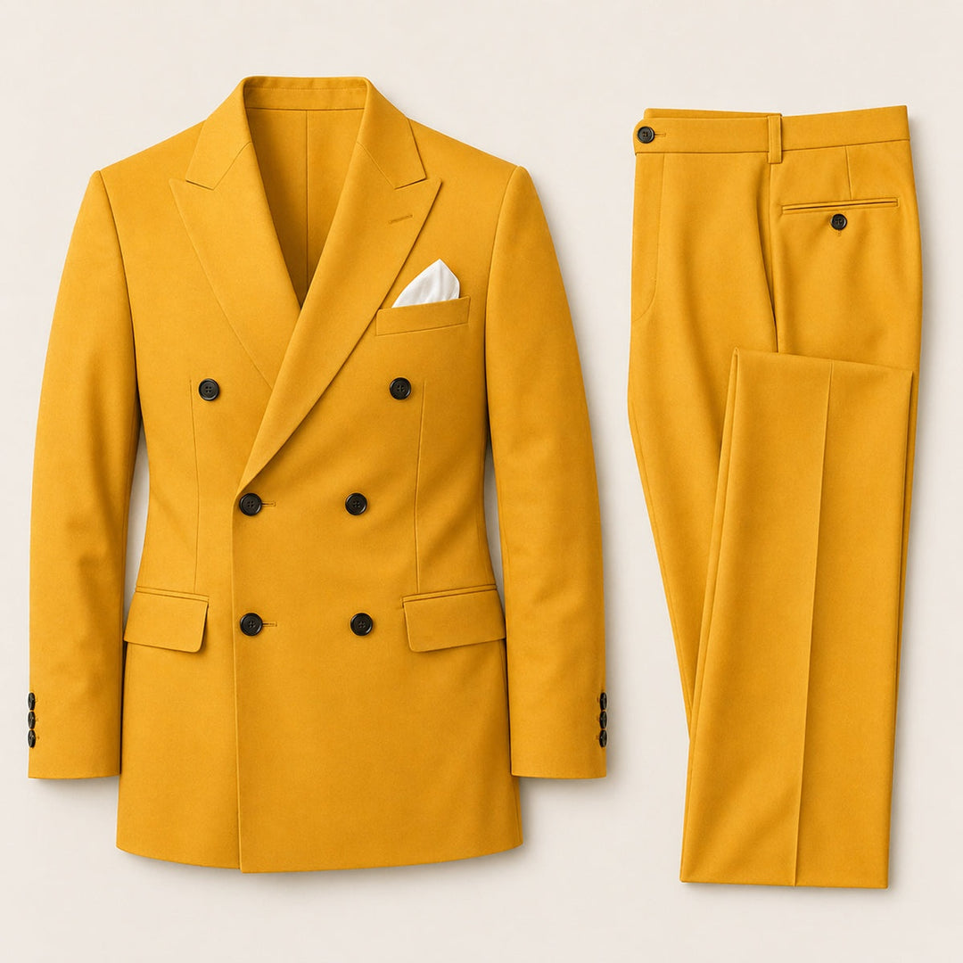 Nicolas | Costume Homme Double Boutonnage Revers Cranté