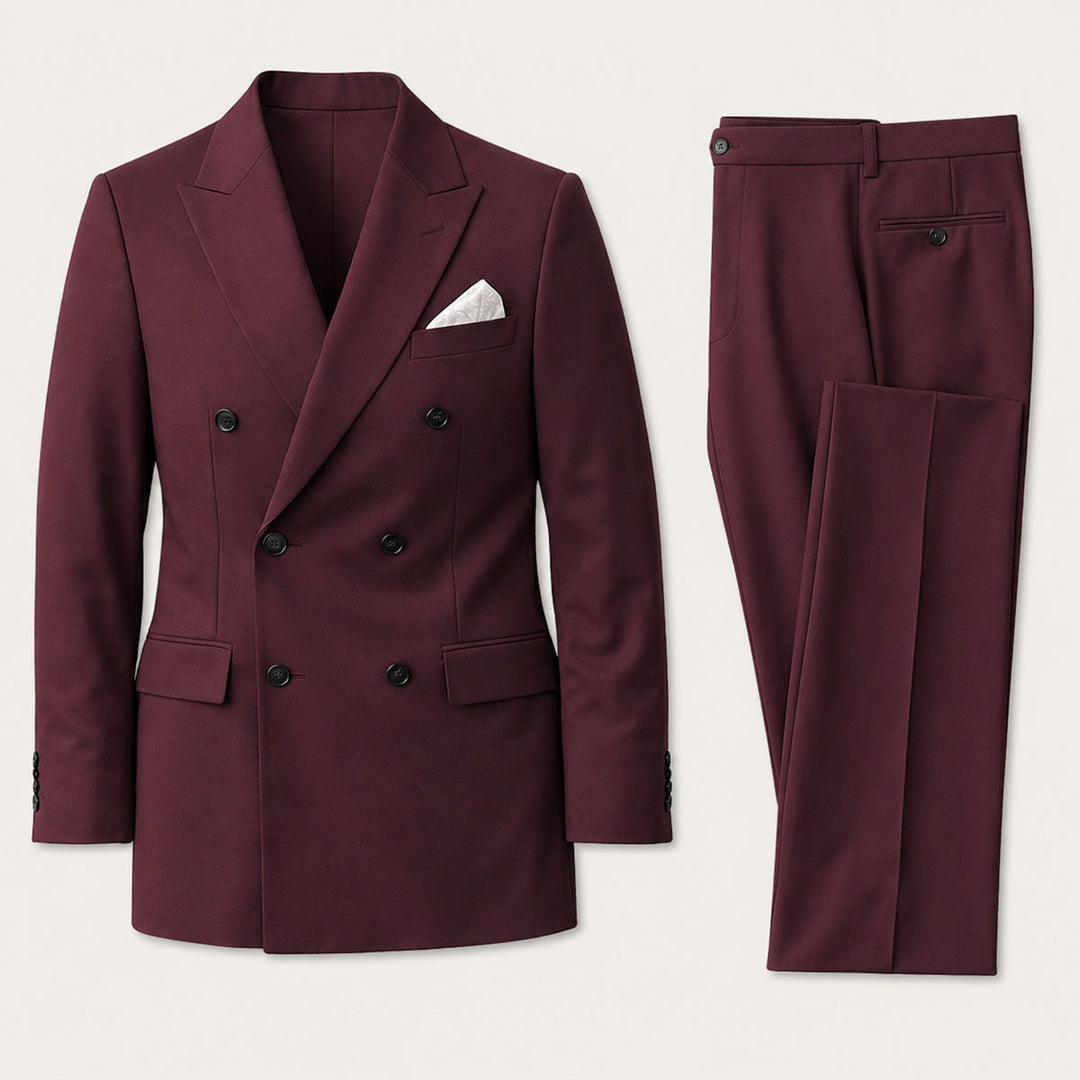 Nicolas | Costume Homme Double Boutonnage Revers Cranté