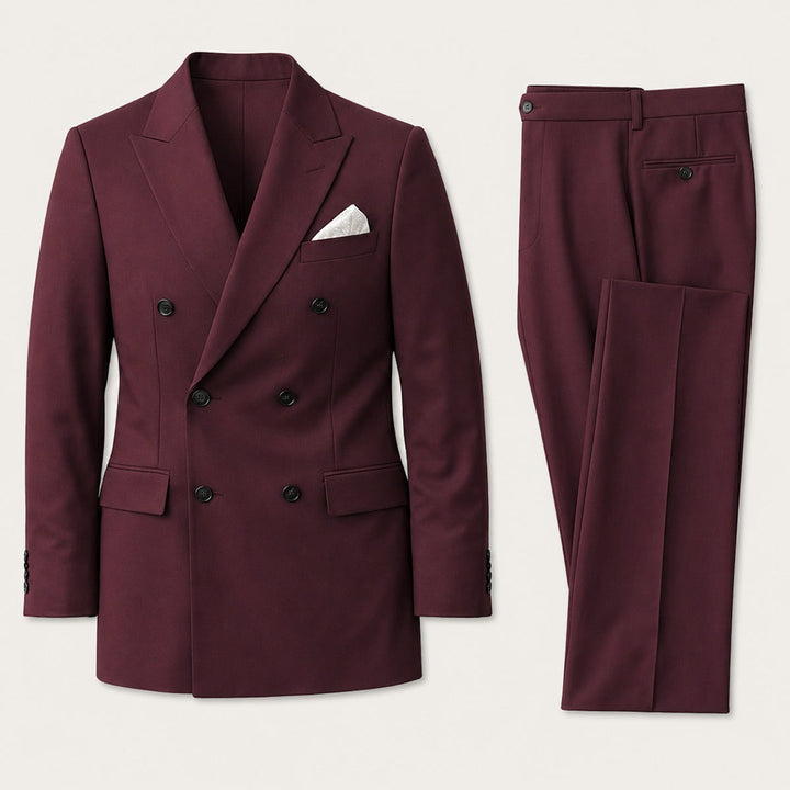Nicolas | Costume Homme Double Boutonnage Revers Cranté
