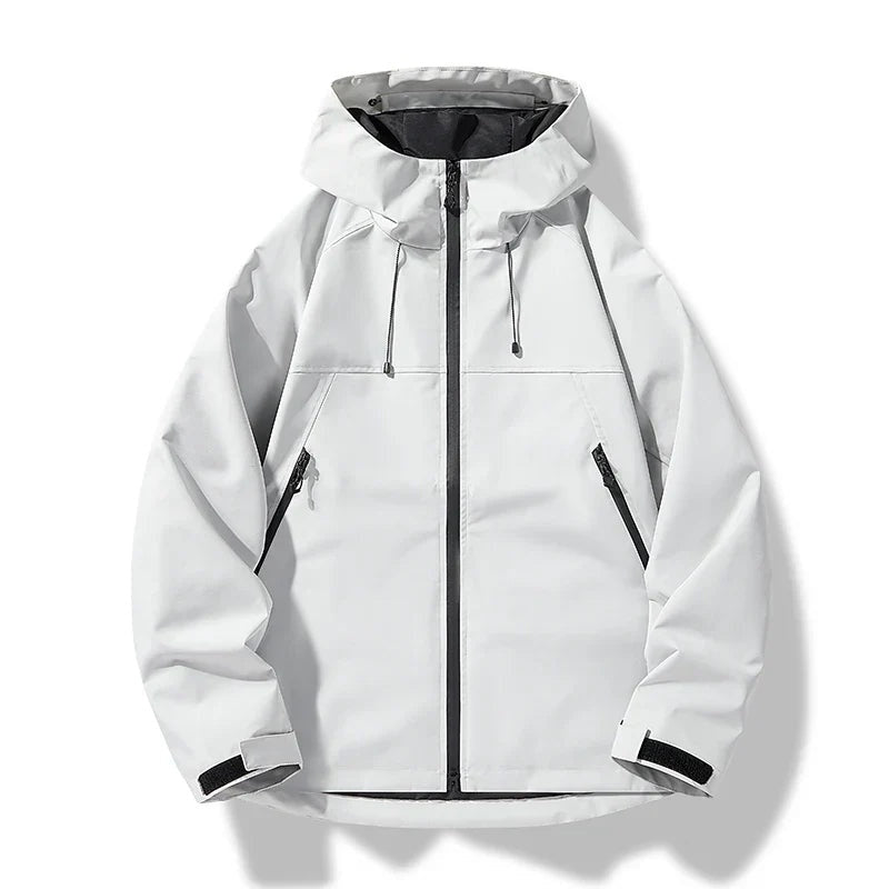 Nicolas | Veste Imperméable à Capuche Homme Coupe-Vent
