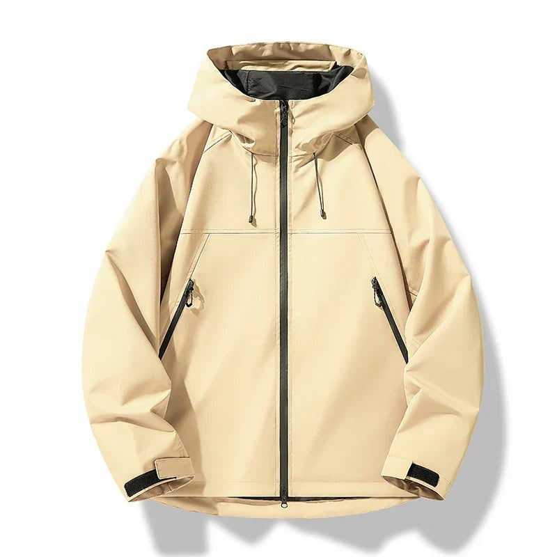 Nicolas | Veste Imperméable à Capuche Homme Coupe-Vent