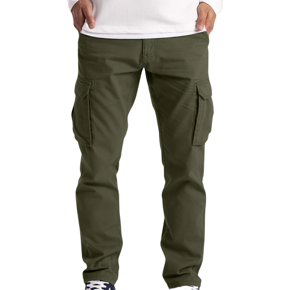 Quentin | Pantalon Cargo Homme Poches Latérales Coupe Droite