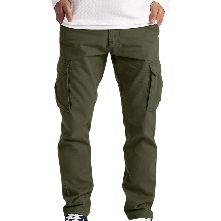 Quentin | Pantalon Cargo Homme Poches Latérales Coupe Droite