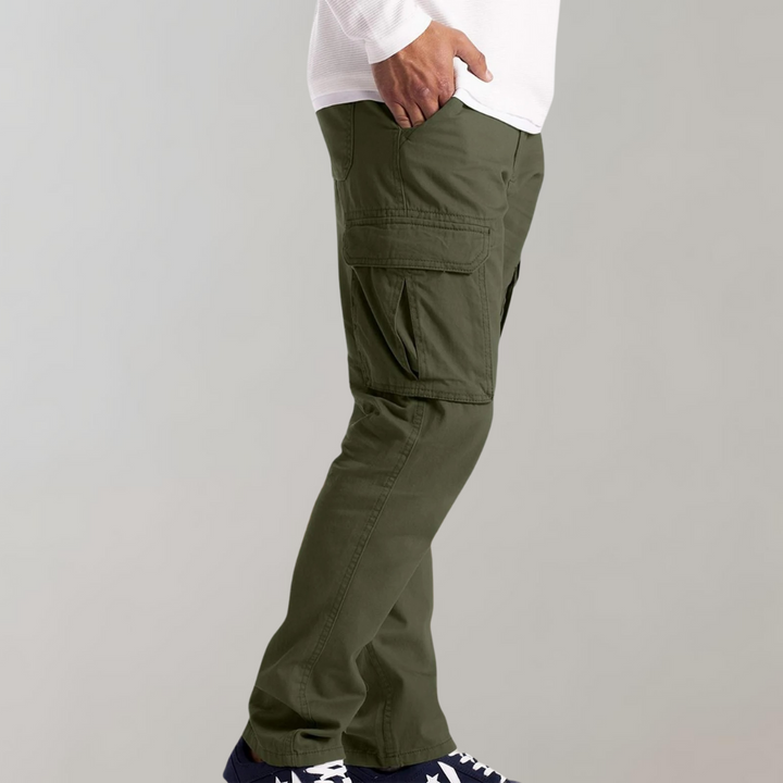 Quentin | Pantalon Cargo Homme Poches Latérales Coupe Droite
