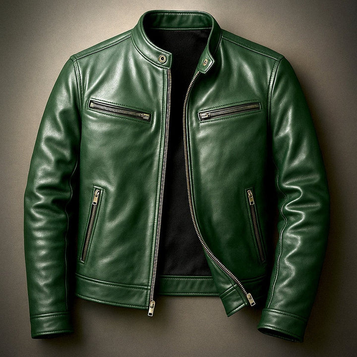 Raphaël | Blouson Cuir Homme Perfecto Biker Col Montant