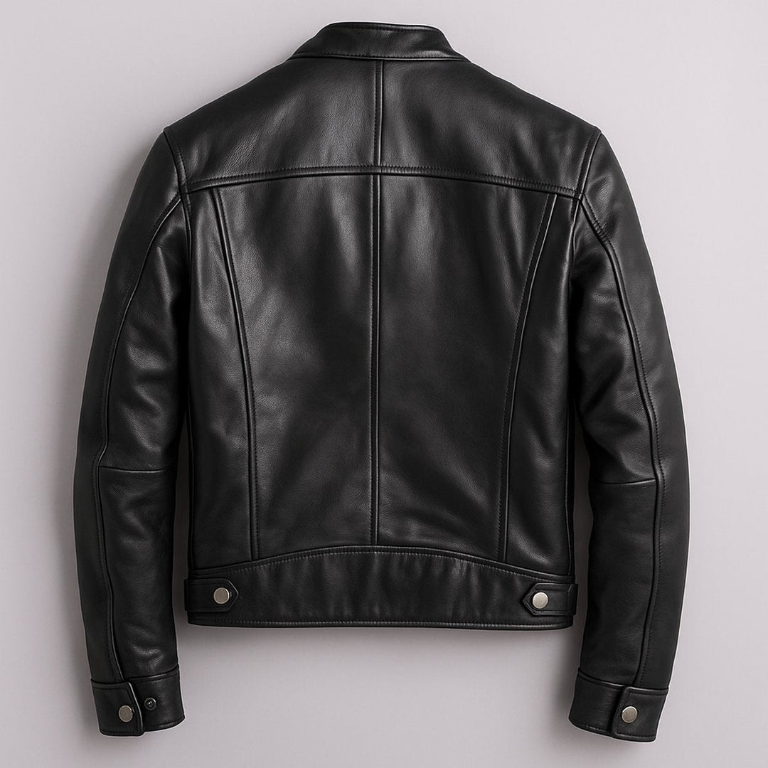 Raphaël | Blouson Cuir Homme Perfecto Biker Col Montant