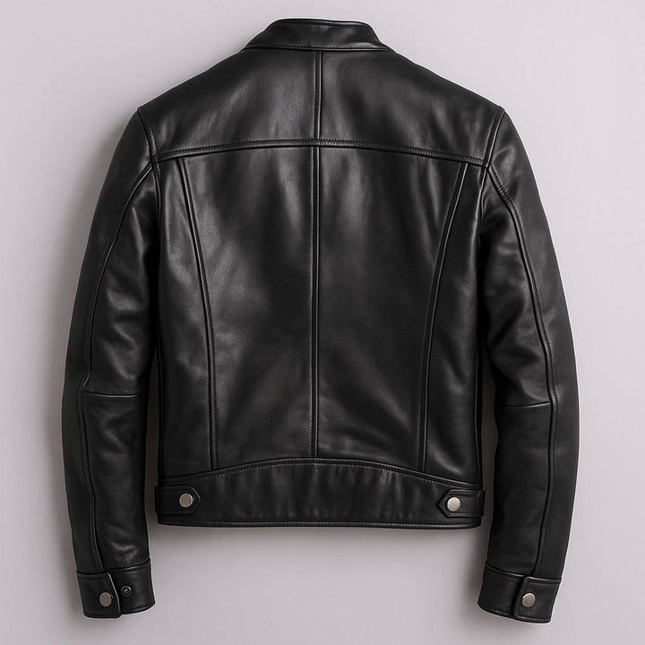 Raphaël | Blouson Cuir Homme Perfecto Biker Col Montant