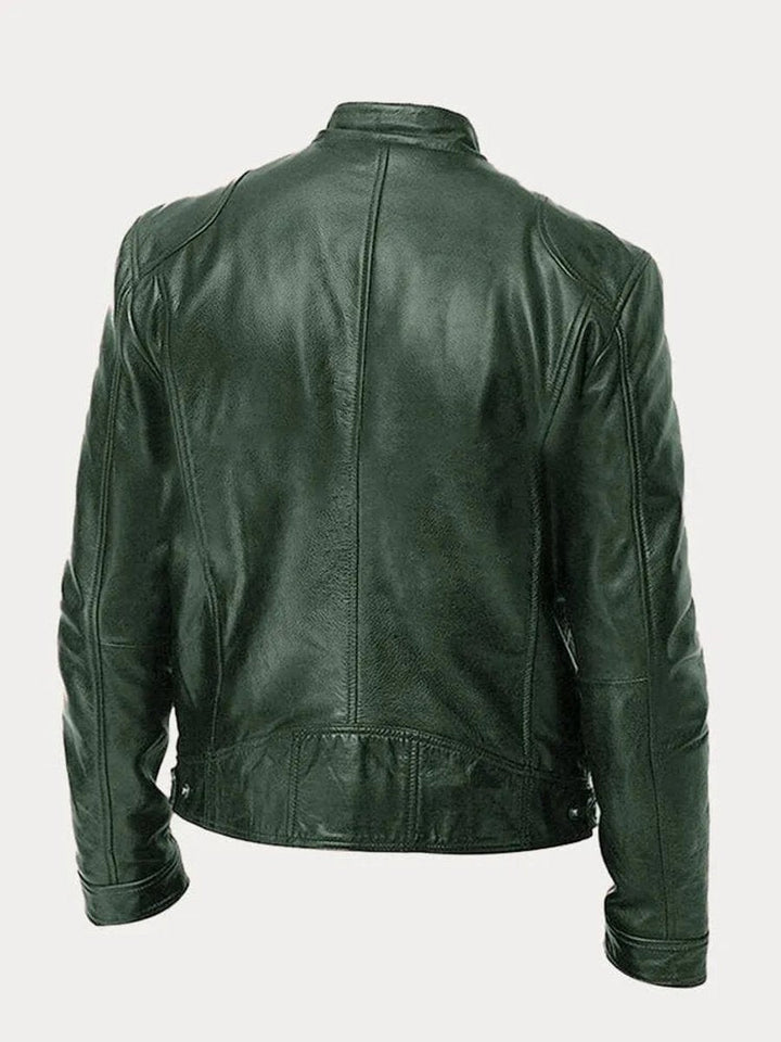 Raphaël | Blouson en Cuir Homme Perfecto Col Mao Zips