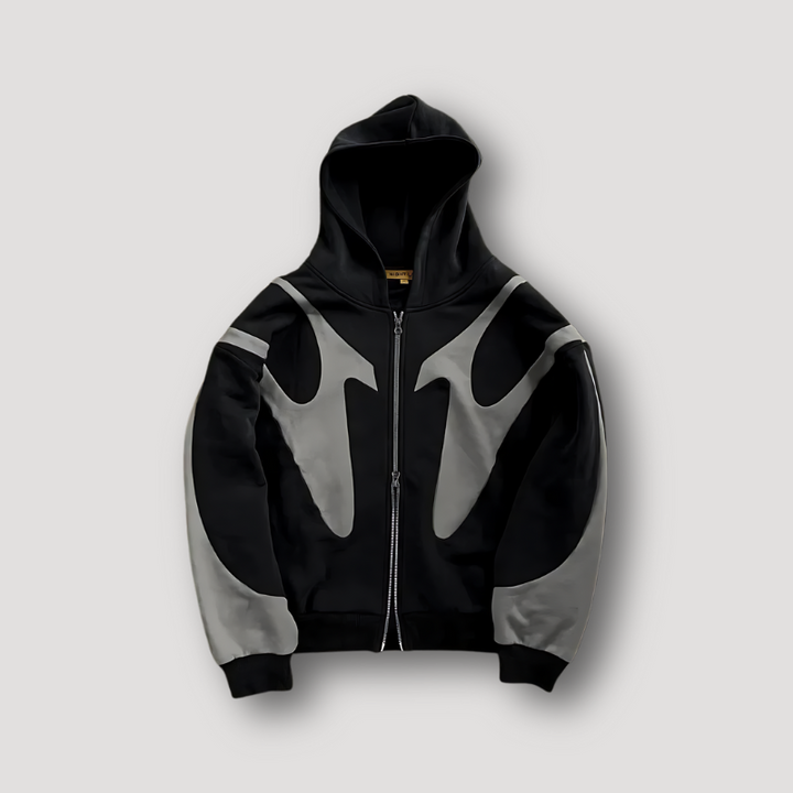 Raphaël | Sweat à Capuche Homme Zippé Graphic Oversize