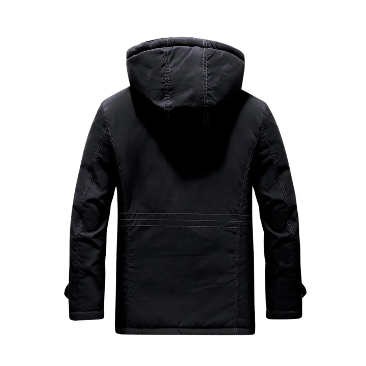 Raphaël | Veste Imperméable à Capuche Homme Doublure Sherpa