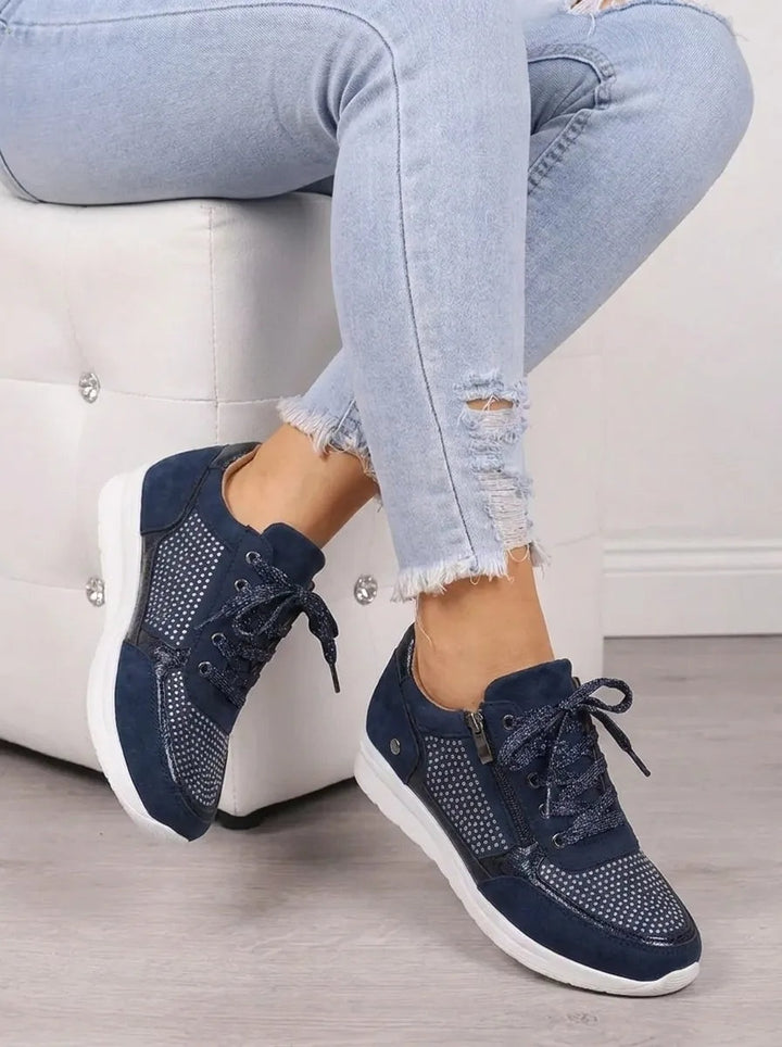 Salomé | Chaussures Orthopédiques Femme Lacets Zip Semelle Souple