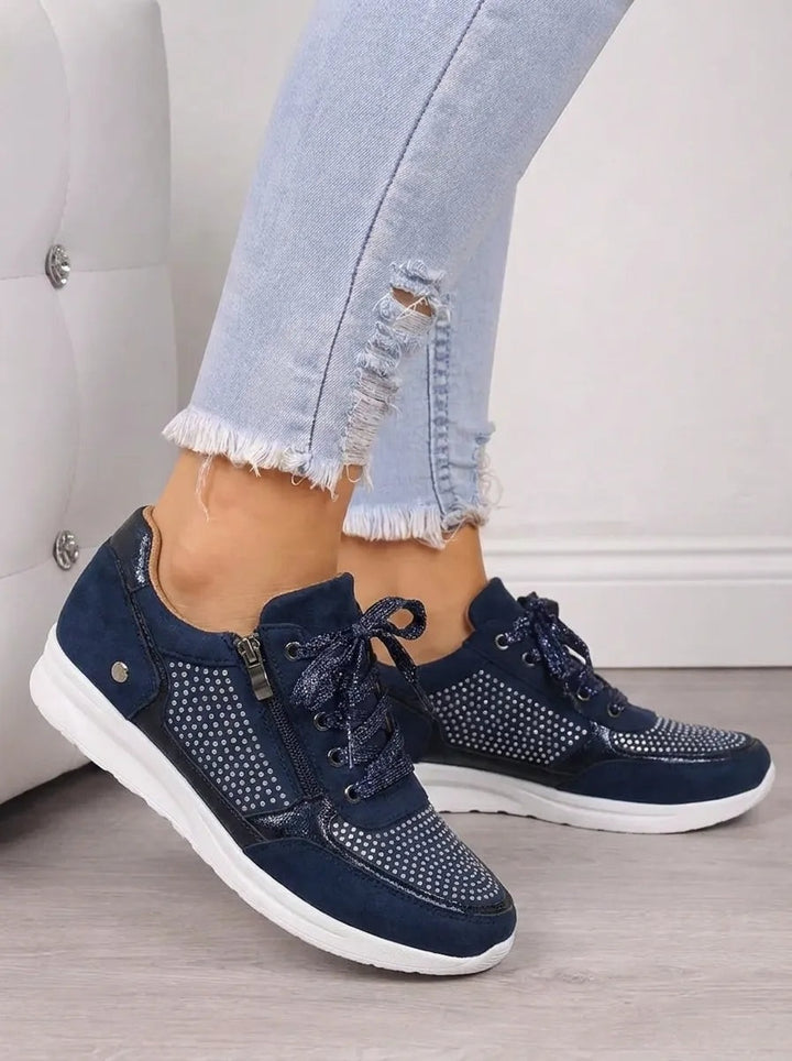 Salomé | Chaussures Orthopédiques Femme Lacets Zip Semelle Souple