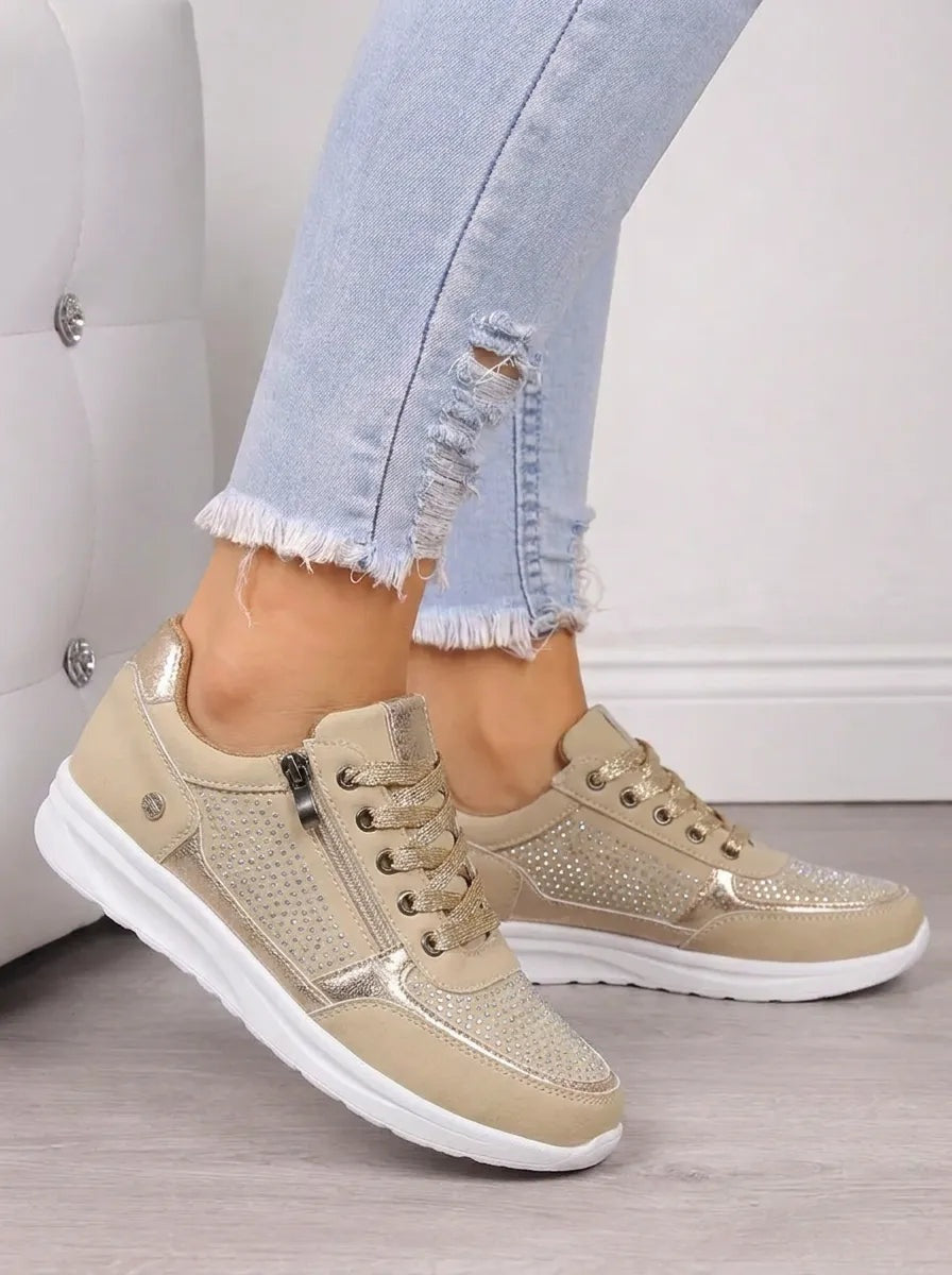 Salomé | Chaussures Orthopédiques Femme Lacets Zip Semelle Souple