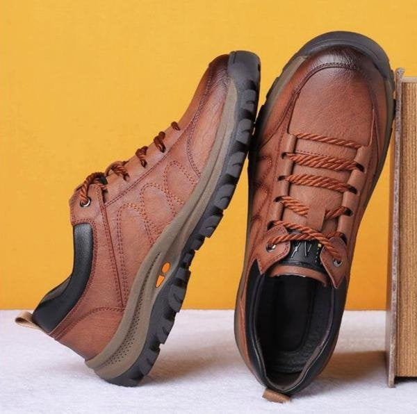 Théo | Chaussure Homme Cuir à Lacets Semelle Crantée