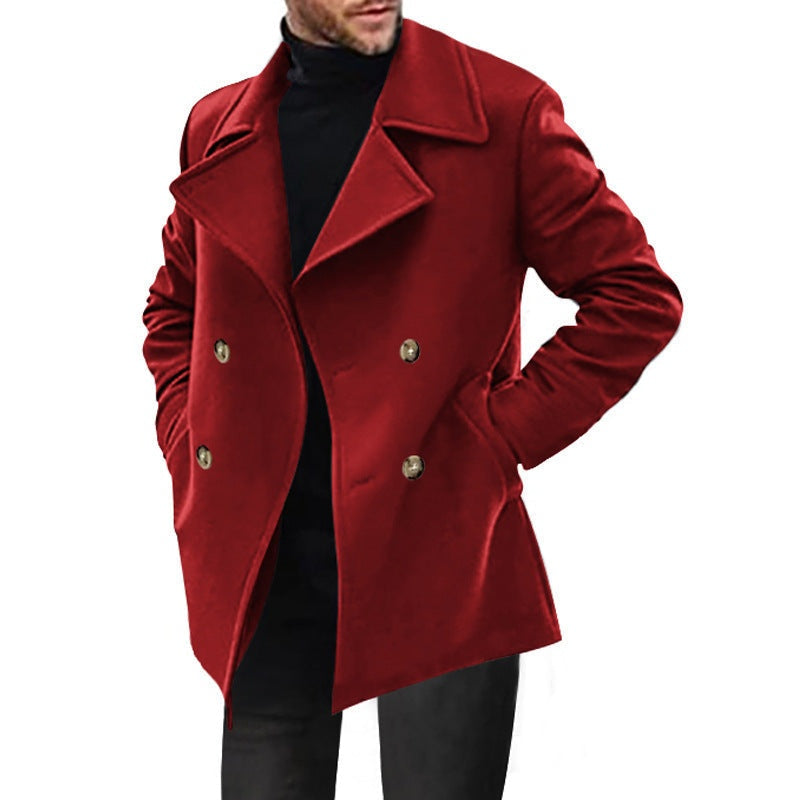 Théo | Manteau Caban Homme Double Boutonnage Laine