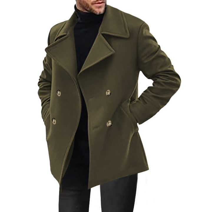 Théo | Manteau Caban Homme Double Boutonnage Laine