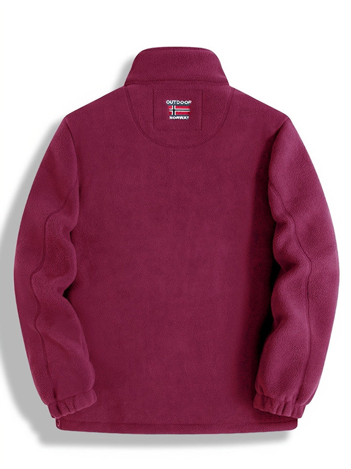 Théo | Veste Polaire Homme Col Montant Zippée Outdoor