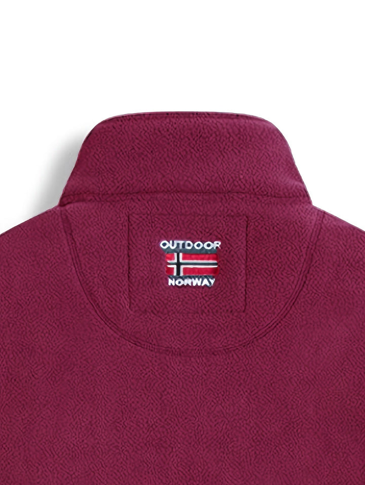 Théo | Veste Polaire Homme Col Montant Zippée Outdoor