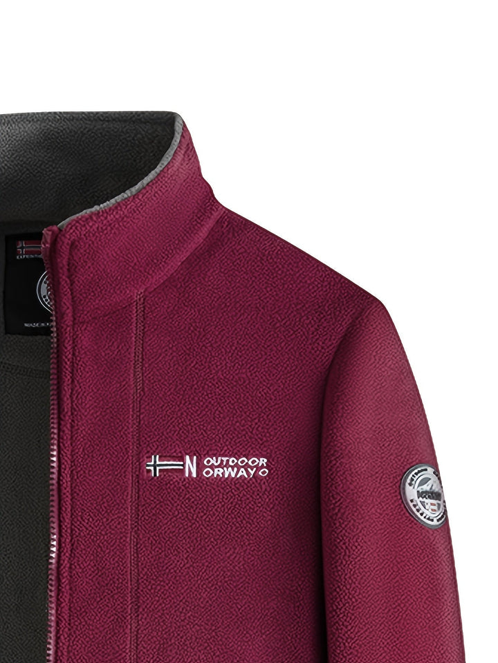 Théo | Veste Polaire Homme Col Montant Zippée Outdoor