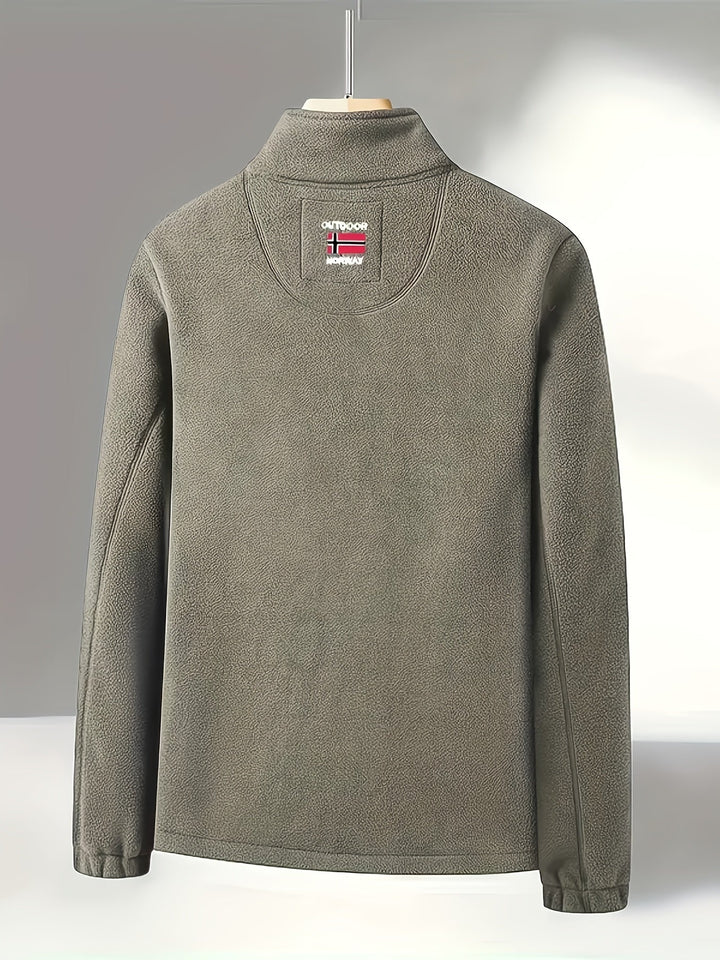Théo | Veste Polaire Homme Col Montant Zippée Outdoor