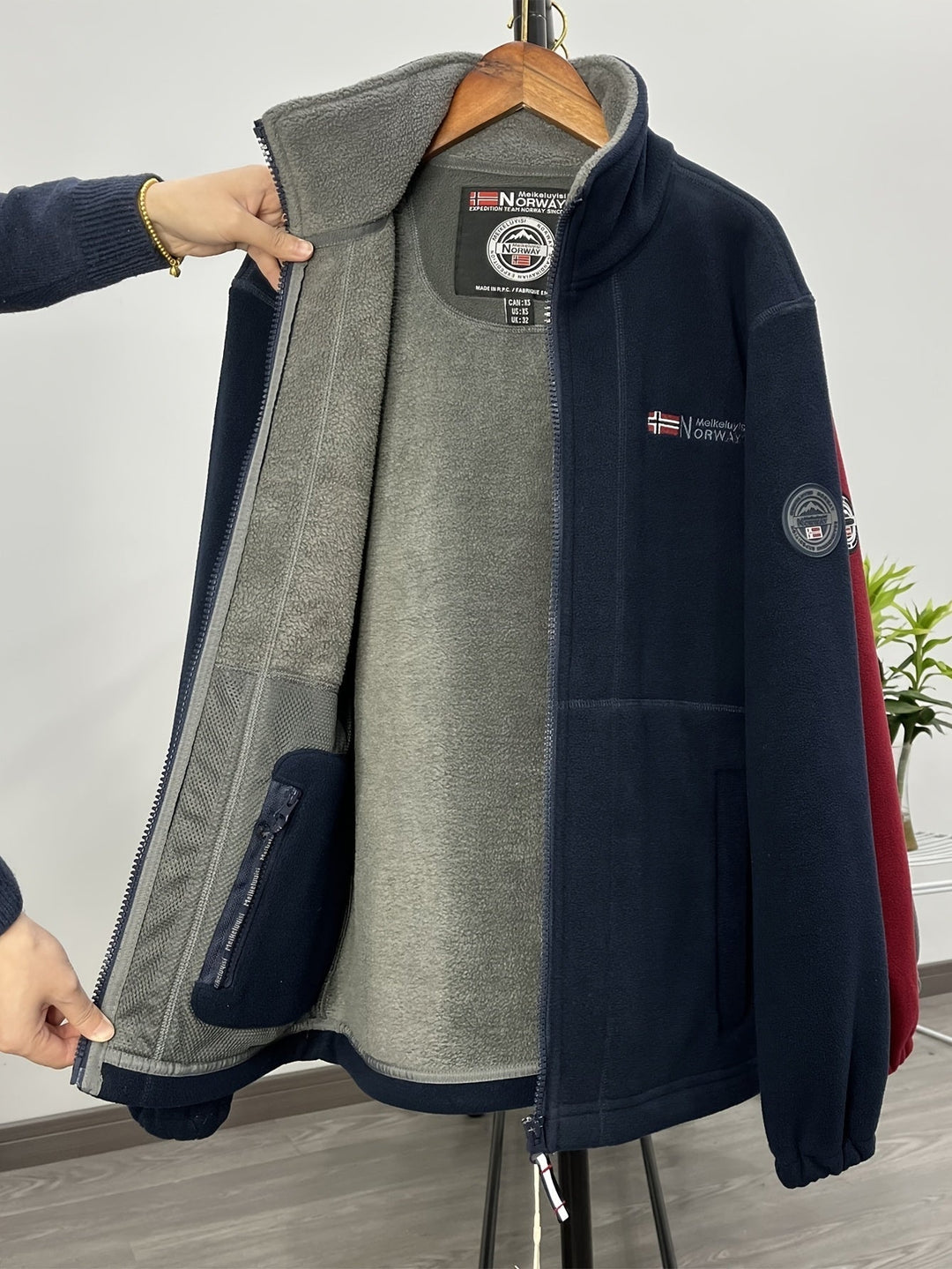 Théo | Veste Polaire Homme Col Montant Zippée Outdoor