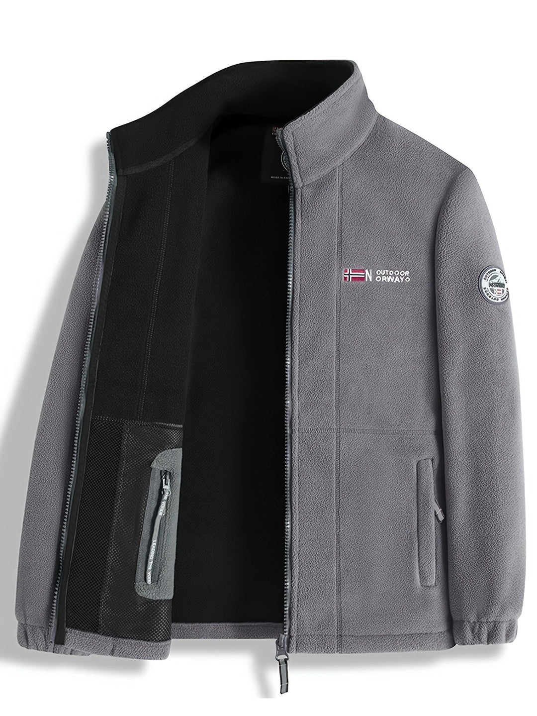 Théo | Veste Polaire Homme Col Montant Zippée Outdoor