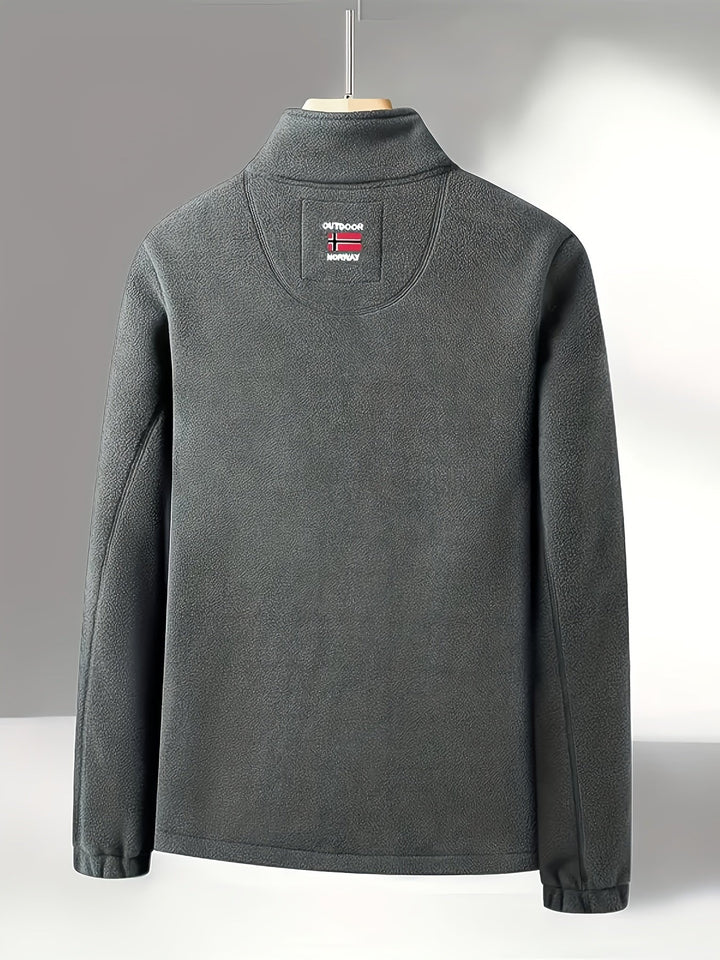 Théo | Veste Polaire Homme Col Montant Zippée Outdoor
