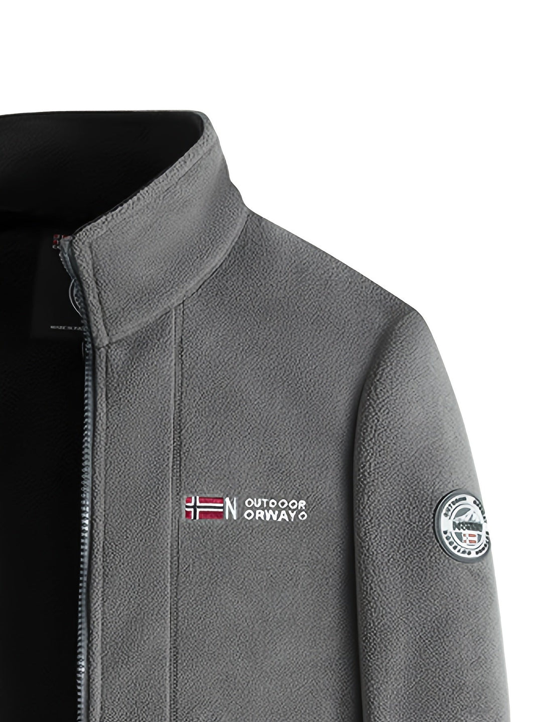 Théo | Veste Polaire Homme Col Montant Zippée Outdoor