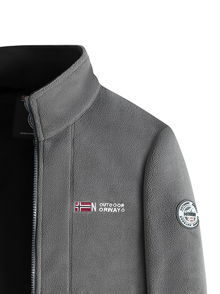Théo | Veste Polaire Homme Col Montant Zippée Outdoor