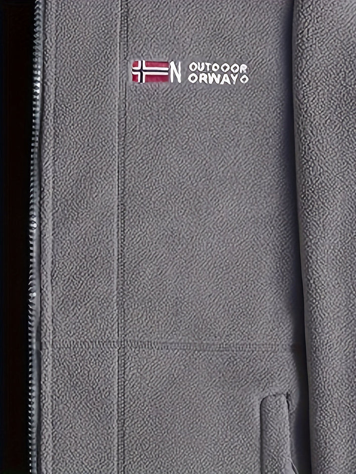 Théo | Veste Polaire Homme Col Montant Zippée Outdoor