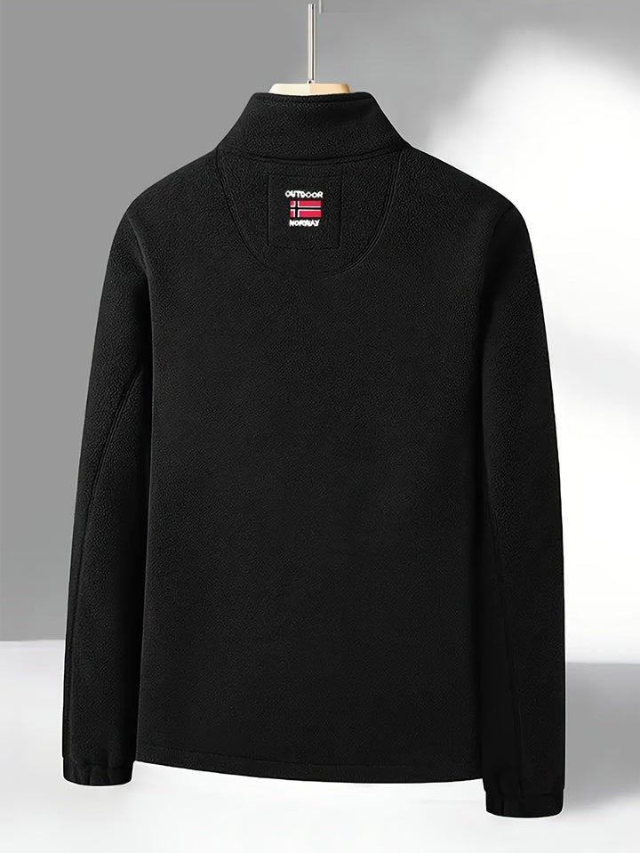 Théo | Veste Polaire Homme Col Montant Zippée Outdoor