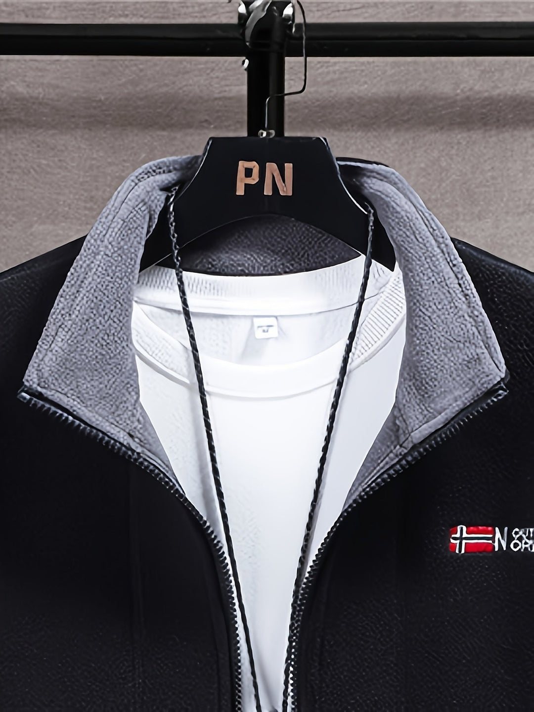 Théo | Veste Polaire Homme Col Montant Zippée Outdoor