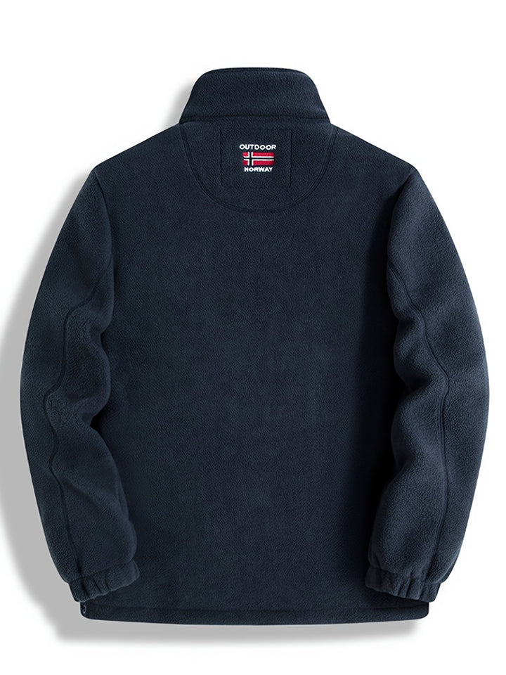 Théo | Veste Polaire Homme Col Montant Zippée Outdoor