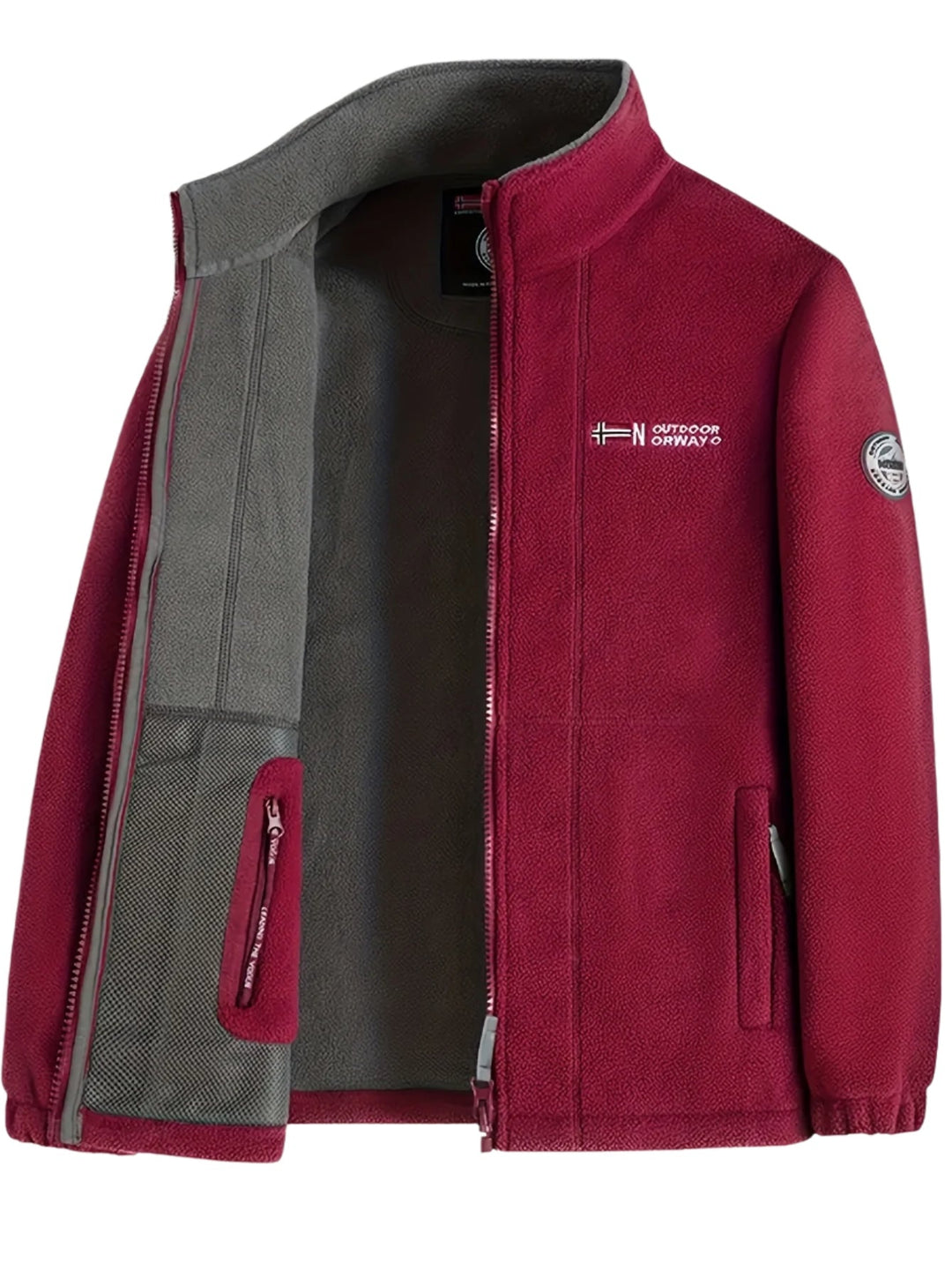 Théo | Veste Polaire Homme Col Montant Zippée Outdoor