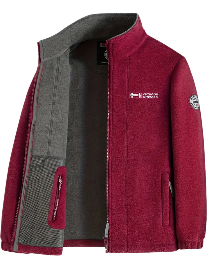 Théo | Veste Polaire Homme Col Montant Zippée Outdoor