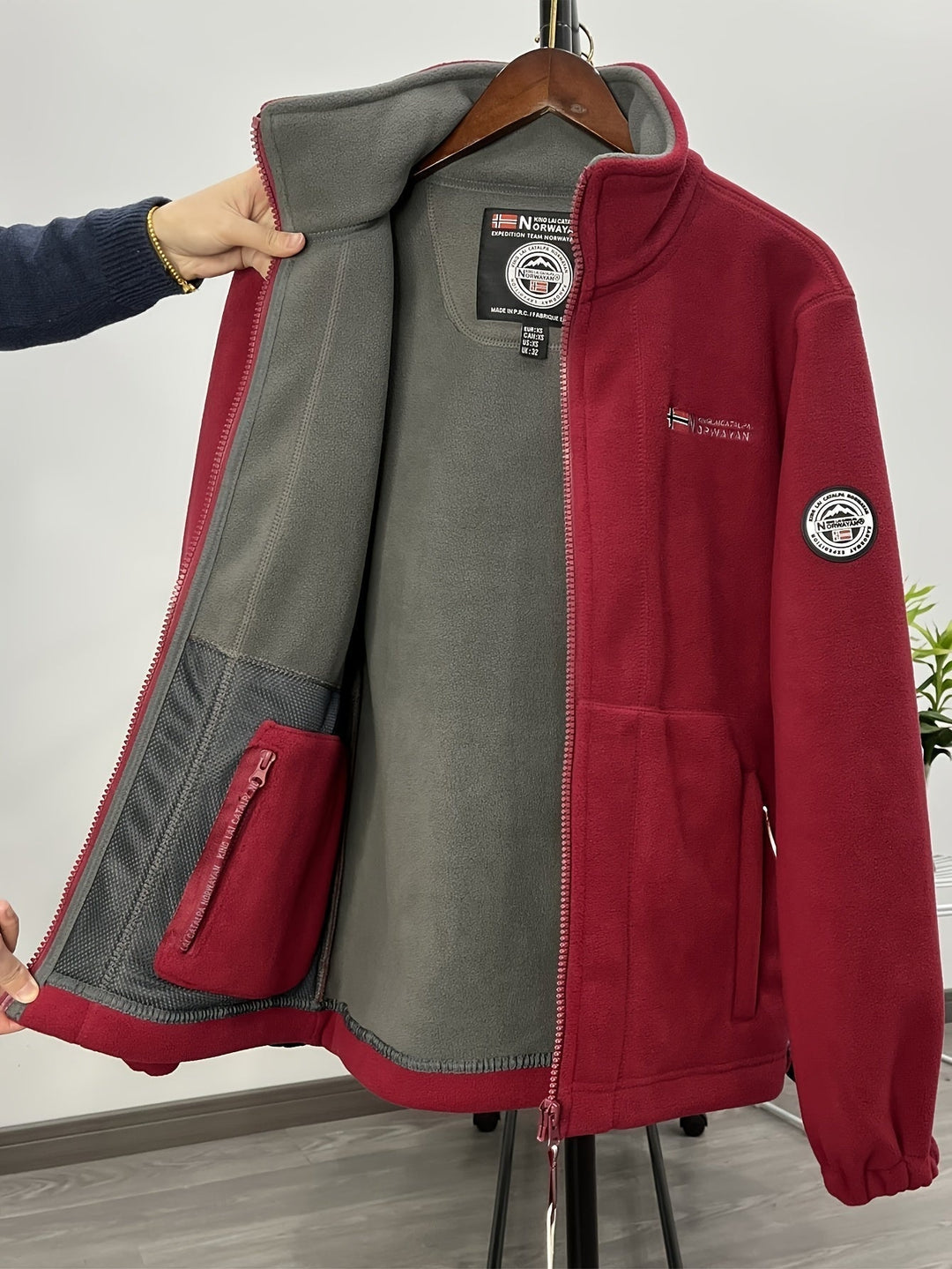 Théo | Veste Polaire Homme Col Montant Zippée Outdoor