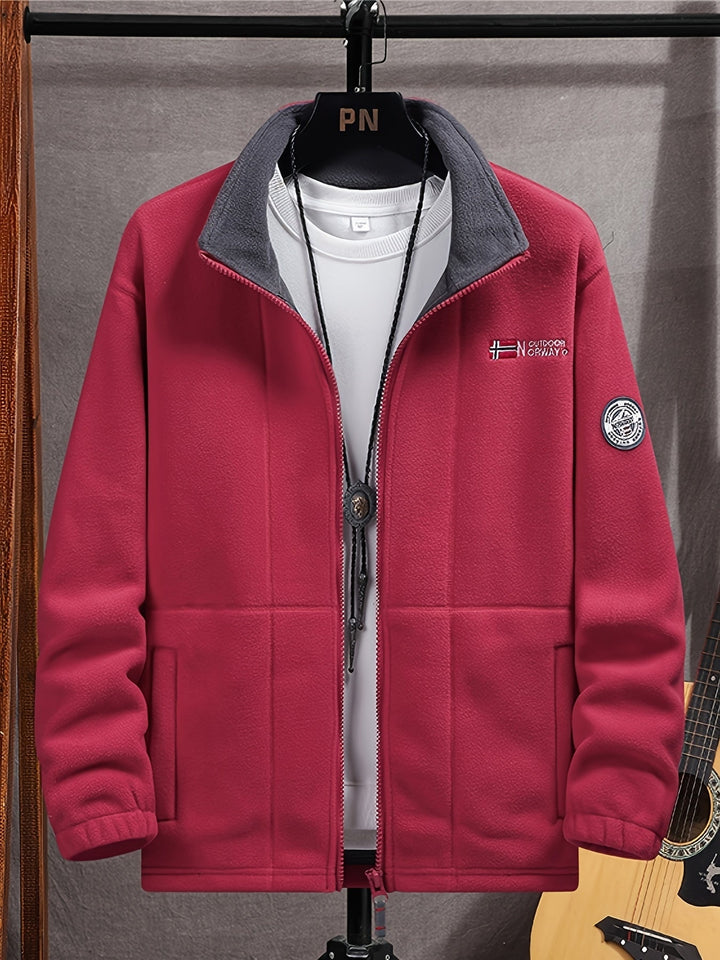 Théo | Veste Polaire Homme Col Montant Zippée Outdoor