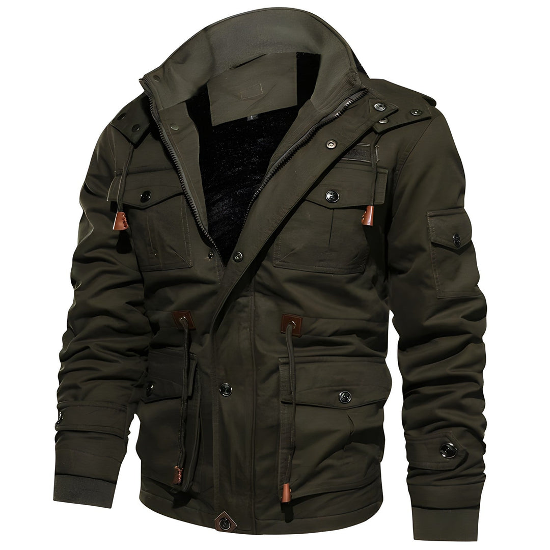 Théodore | Blouson Homme Militaire Multi-Poches Doublure Polaire