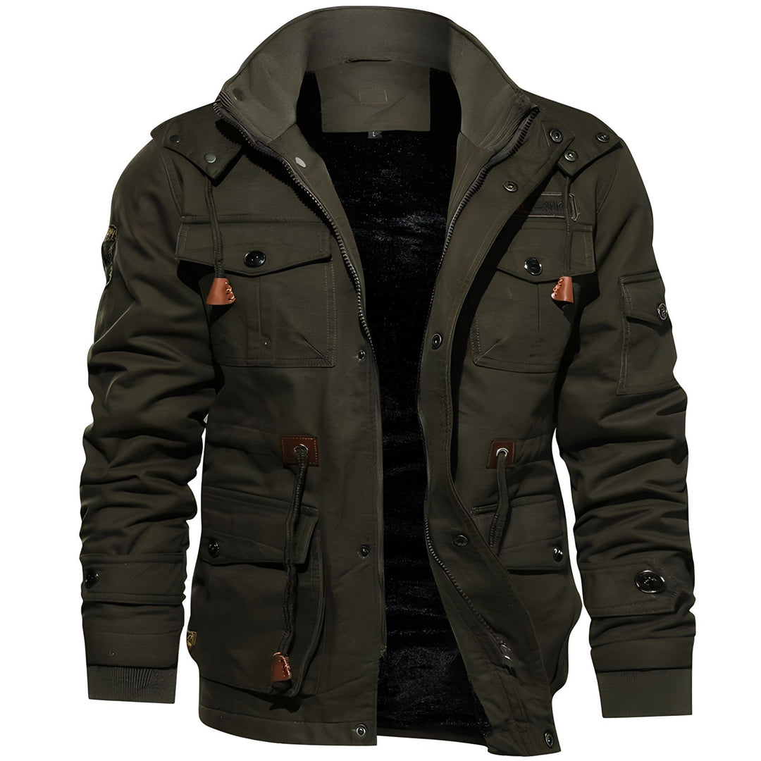 Théodore | Blouson Homme Militaire Multi-Poches Doublure Polaire