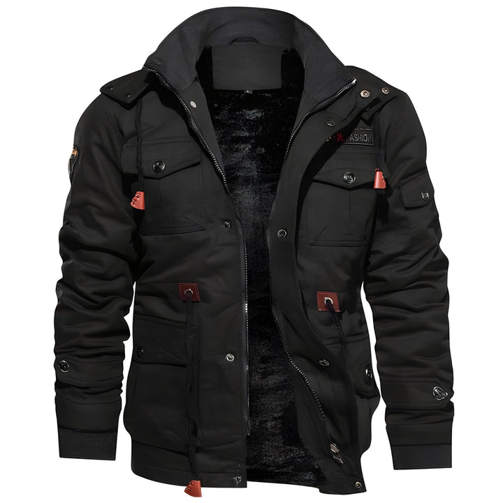 Théodore | Blouson Homme Militaire Multi-Poches Doublure Polaire