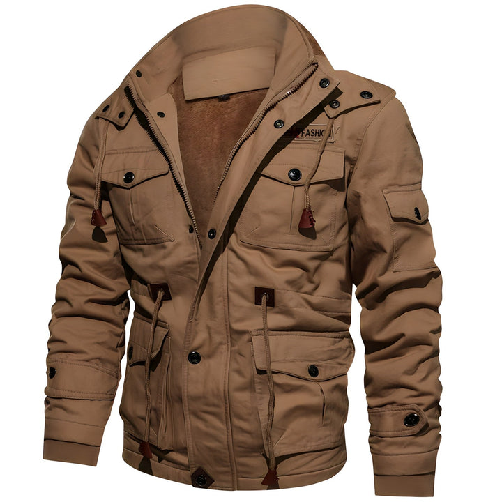 Théodore | Blouson Homme Militaire Multi-Poches Doublure Polaire