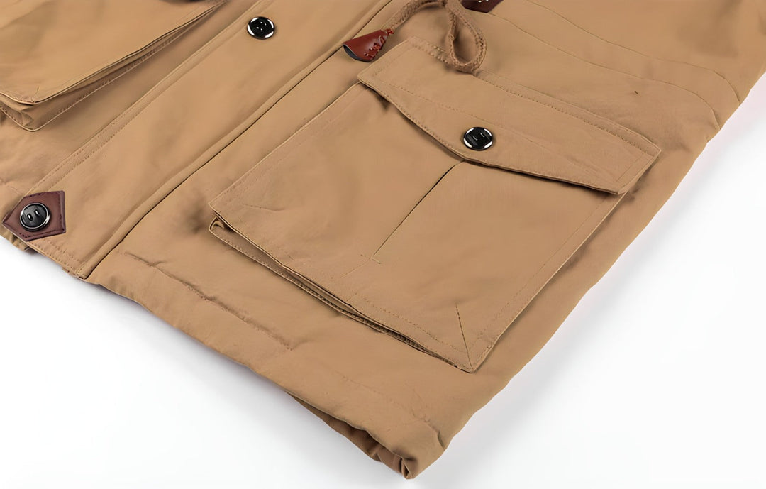 Théodore | Blouson Homme Militaire Multi-Poches Doublure Polaire