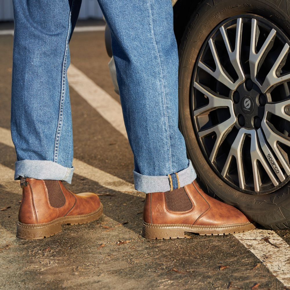 Théodore | Chelsea Boots Homme Cuir Semelle Crantée