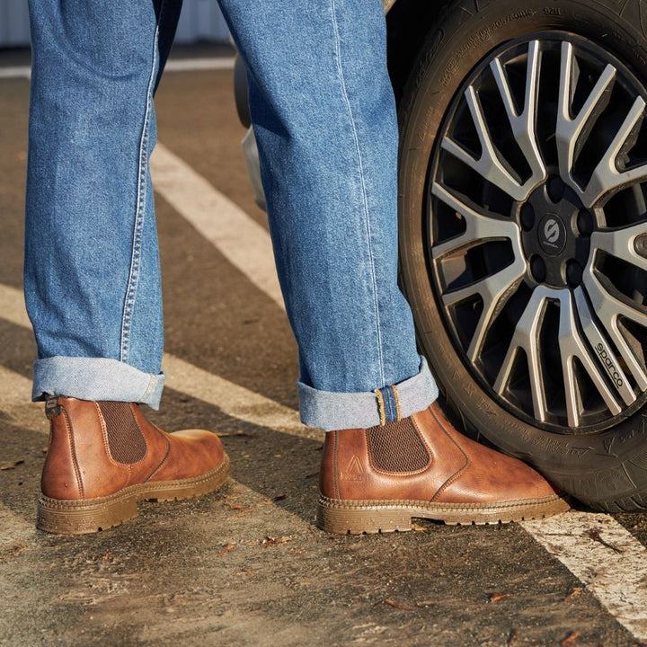 Théodore | Chelsea Boots Homme Cuir Semelle Crantée