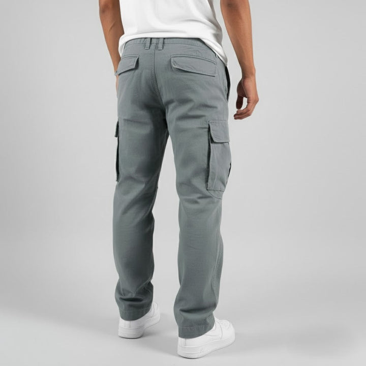 Thomas | Pantalon Cargo Homme Coupe Droite Poches Latérales