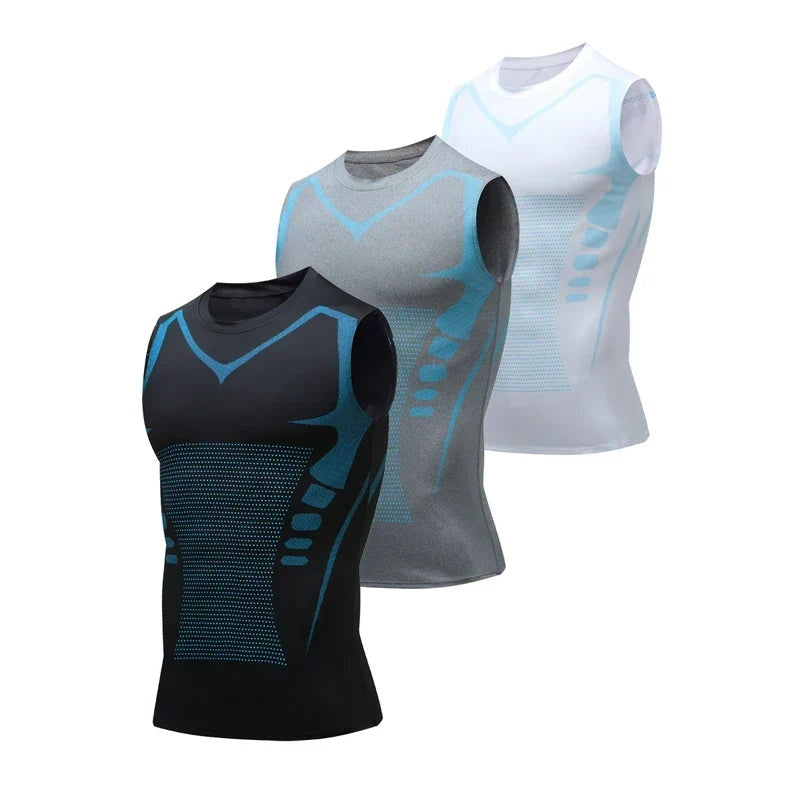 Valentin | Gilet Sans Manche Homme Compression Sport Ajusté