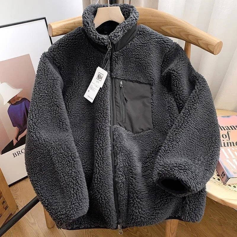 Victoire | Veste Teddy Sherpa Femme Zippée Col Montant