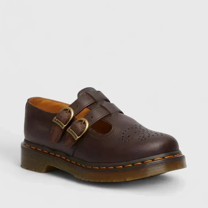 Zoé | Mary Jane Shoes Femme Cuir Double Boucle